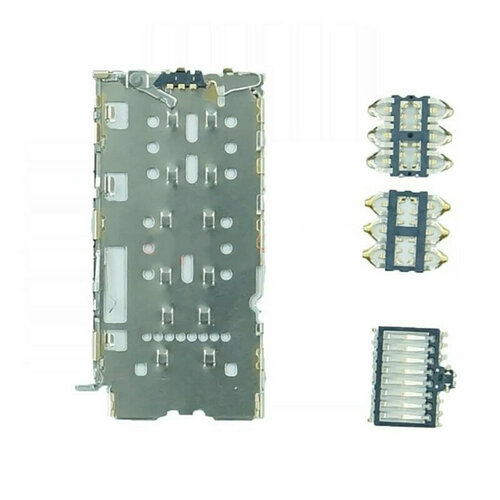 Коннектор SIM и MMC для OPPO A53, A54 4G, A55 4G, Realme 8, 8i, 8 Pro, C21Y