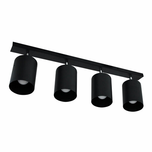 Светильник трековый настенно-потолочный Спот 4х60 черный 7280₽