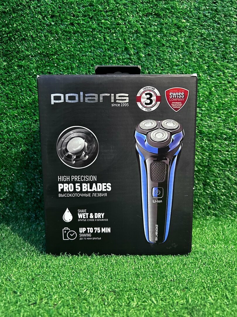 Электрическая бритва Polaris PMR 0304R wet-dry PRO 5
blades - фото №18