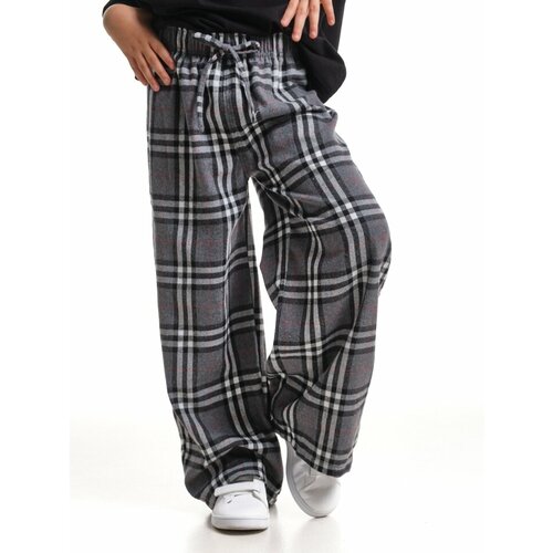 Брюки Mini Maxi, размер 152, черный, серый брюки adidas для мальчиков размер 152 черный