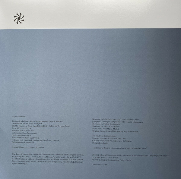 Виниловая пластинка Johann Johannsson - Virdulegu forsetar. 2 LP Universal Music - фото №5