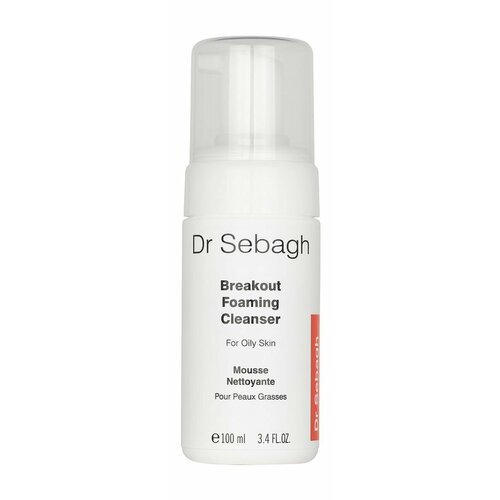 Очищающая пенка для жирной кожи и кожи с акне Dr Sebagh Breakout Foaming Cleanser