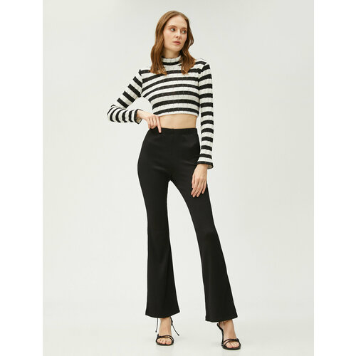 фото Лонгслив koton, размер xs, черный