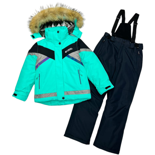 фото Костюм размер 140, бирюзовый сokotu