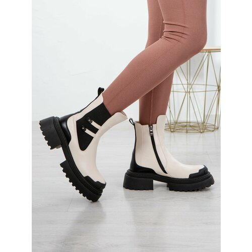 Ботинки VIDEYA, размер 38, бежевый