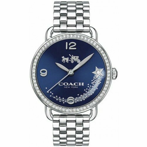 фото Наручные часы coach, серебряный