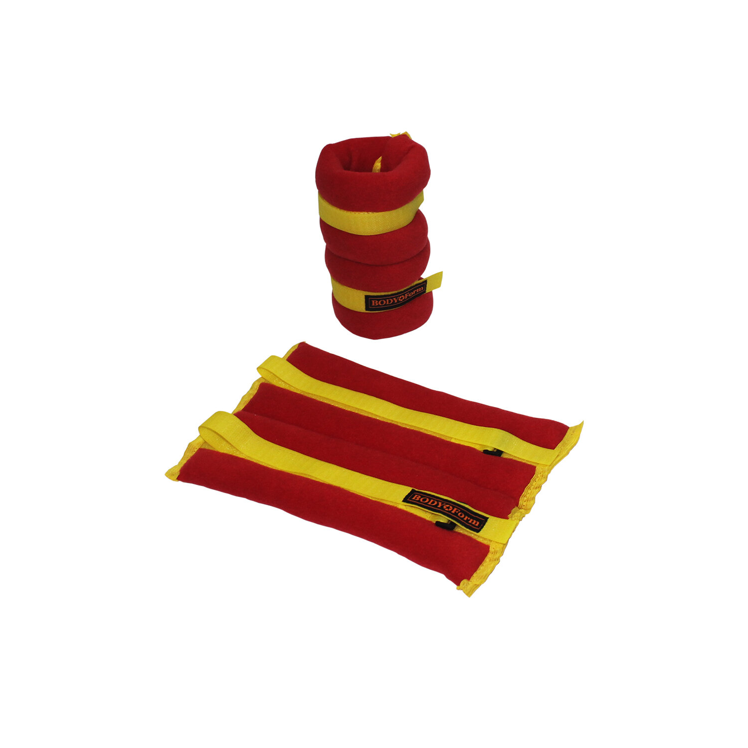 Утяжелитель флисовый Bf-wun04 красный (2*500гр)