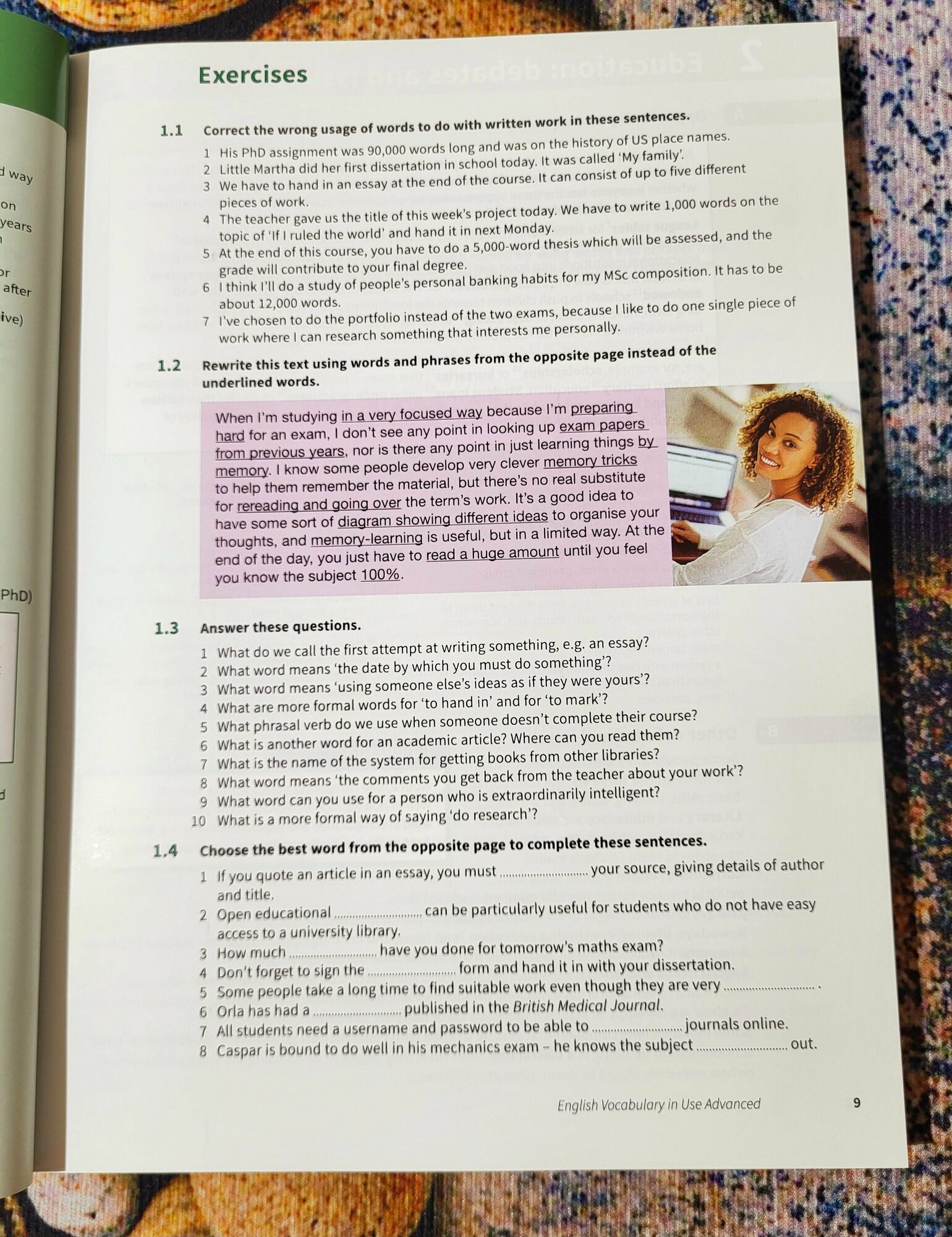 McCarthy M., O`Dell F. "English Vocabulary in Use. Advanced. Book with Answers" мелованная - фото №18