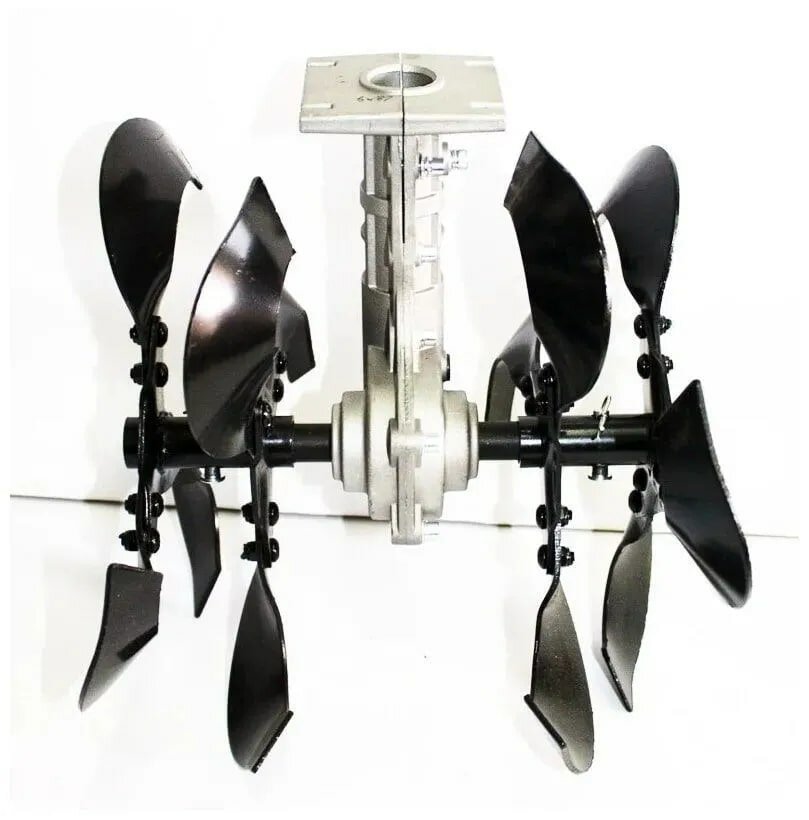 фото Насадка - культиватор для бензотриммера 26мм (9T) Винтовые ножи