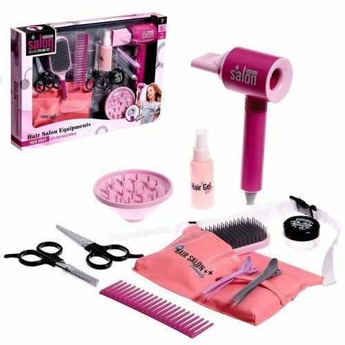 Игровой набор Парикмахер с сумочкой 11 предметов 1956₽