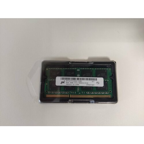 Оперативная память Micron DDR3L 8Gb 1333 MHz 135V SODIMM для ноутбуков 1x8 ГБ MT16JTF51264AZ-1G6M1 169900₽