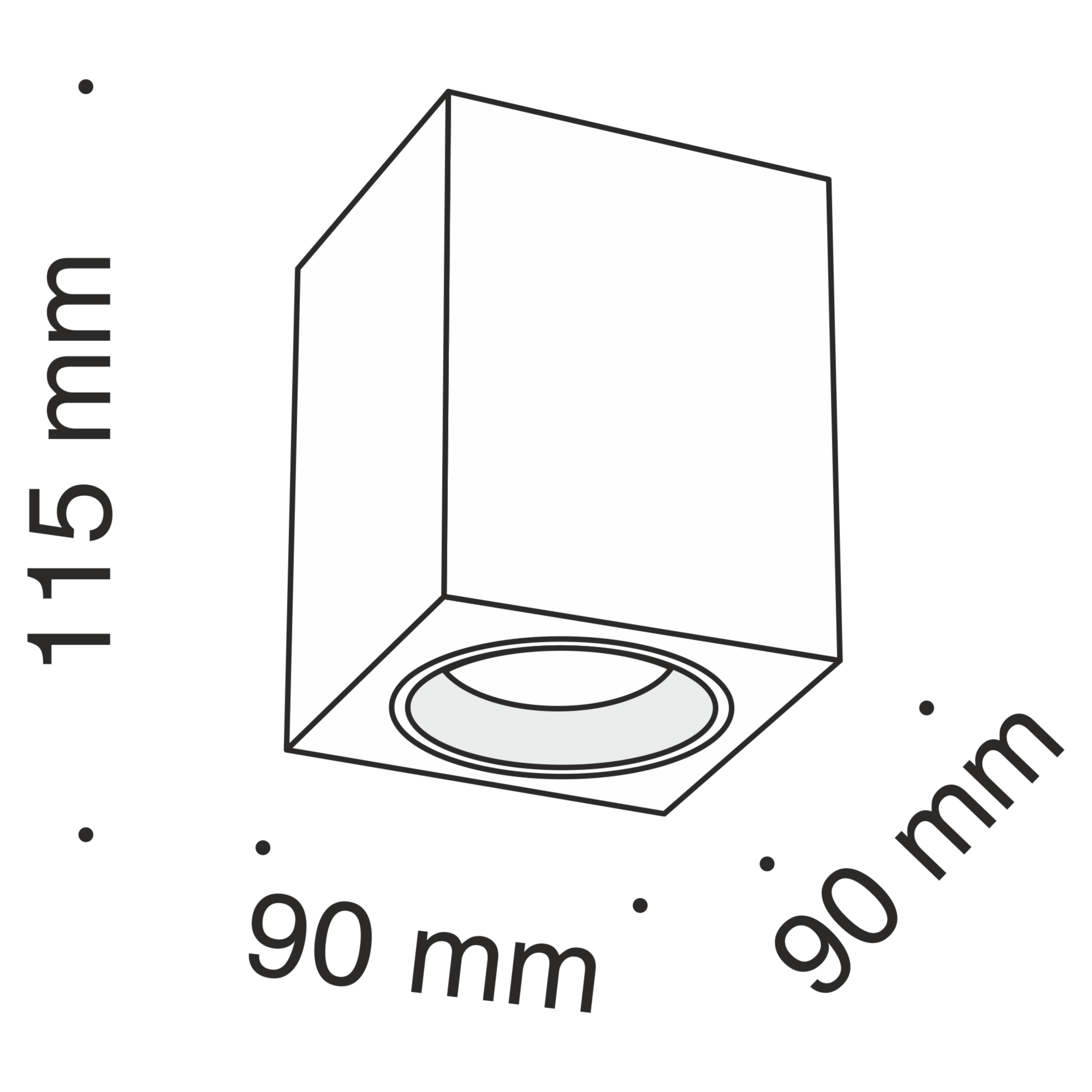 Потолочный светильник Slim GU10 2x50Вт Technical - фото №17