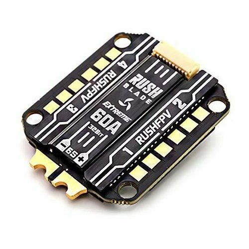 zeus35 aio 3 6s f4 flight control module 35a bls 4in1 esc 20x20 metal for fpv rc racing drone accessorry Регулятор оборотов RUSHFPV Blade 60A 3-6S BLHeli 32 30x30 4в1 ESC Extreme Edition MAX 128K