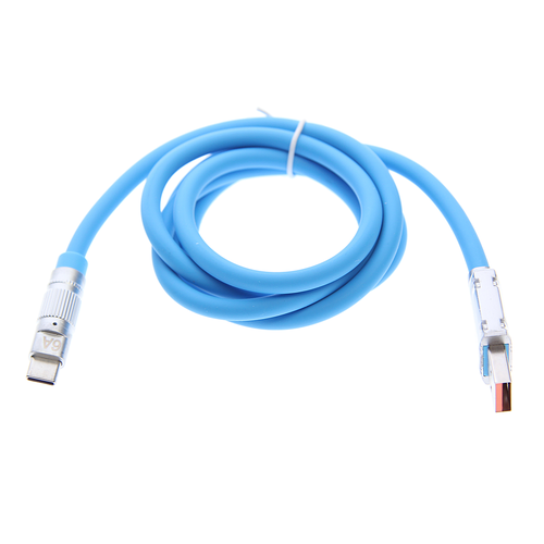 Кабель USB Type C 1.2м синий XO кабель usb type c 1 2м синий xo