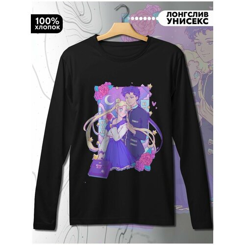 фото Лонгслив hypnotica, размер l, черный