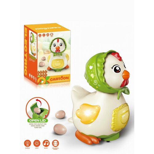 Курица, несущая яйца, игрушка креативные игрушки забавная несущая курица забавный экструзионный слой декомпрессионная игрушка для детей подарок брелок с подвеской