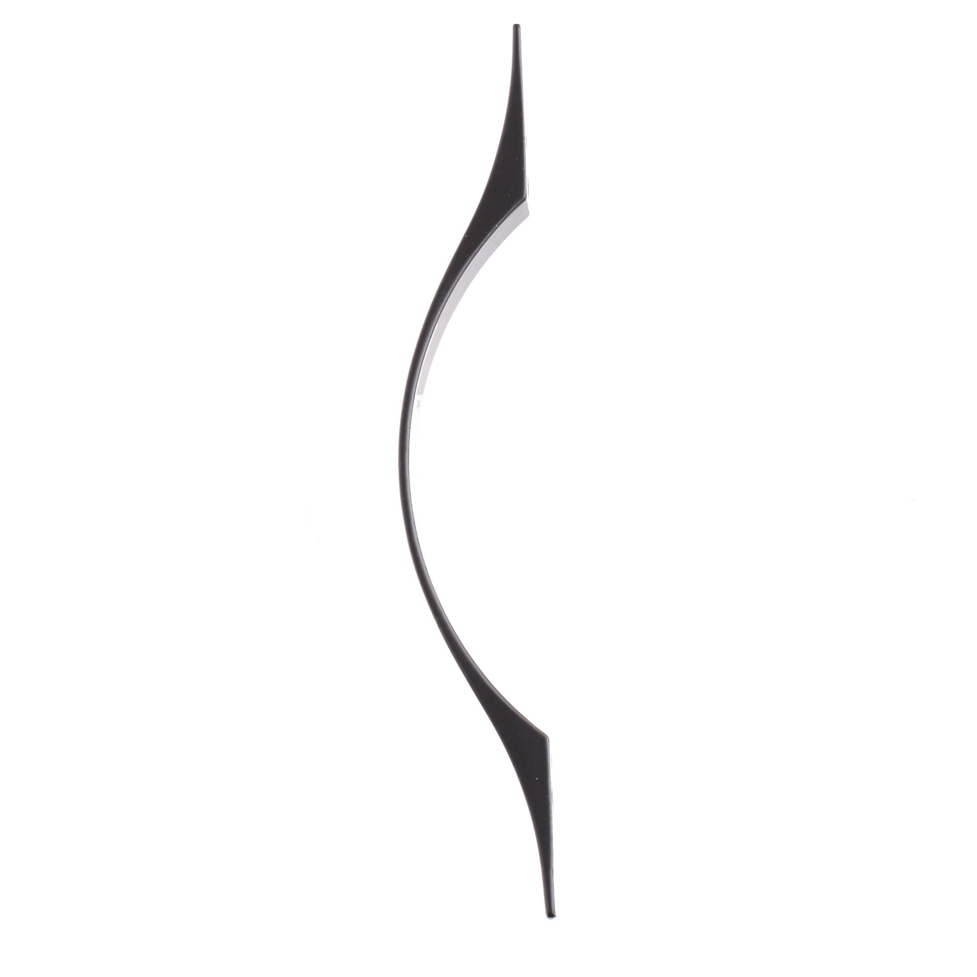 Ручка-дуга широкая мебельная 96 мм, цвет черный - фотография № 3
