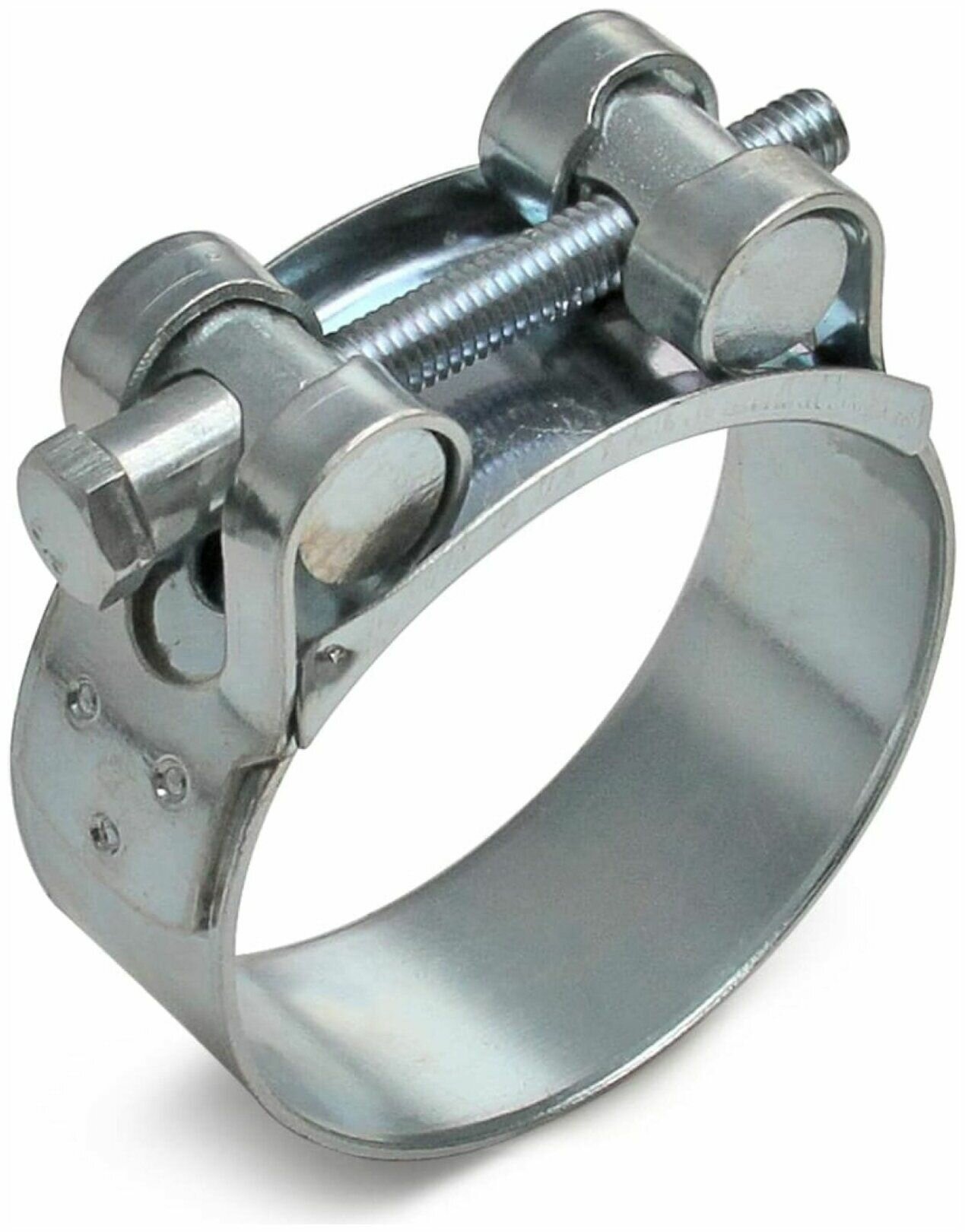 фото Хомут силовой 56-59 мм ширина ленты 22 мм (1 шт)