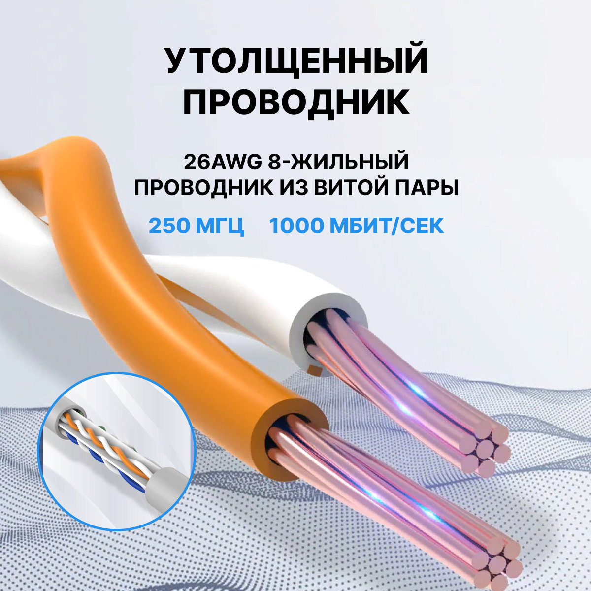 Vention Патч-корд прямой Ethernet UTP cat6 RJ45 сетевой кабель для ноутбука роутера кабель локальной сети