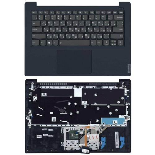 клавиатура для ноутбука lenovo ideapad s340 15 топкейс dark blue Клавиатура для ноутбука Lenovo IdeaPad S340-14 топкейс dark blue