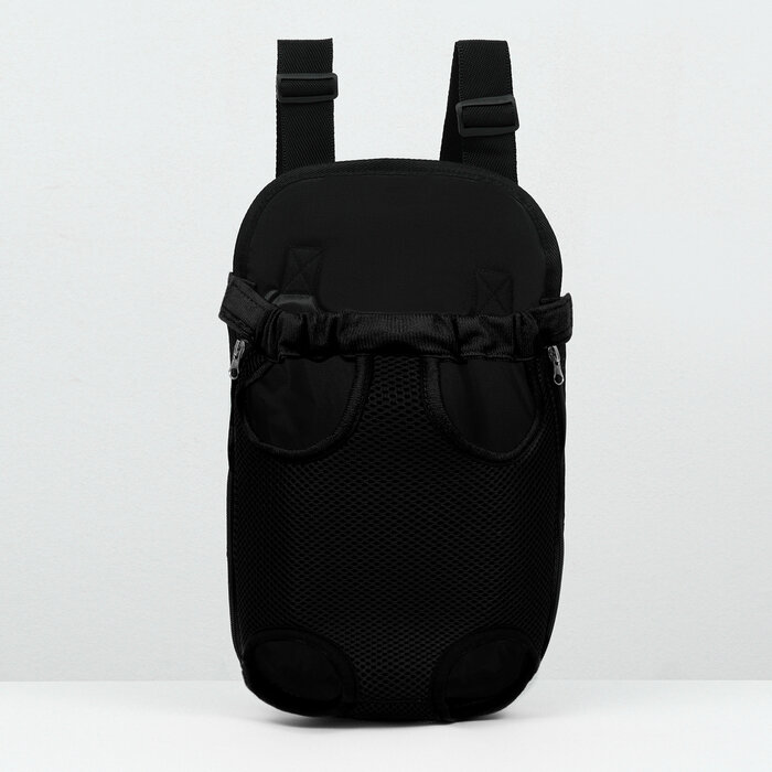 Рюкзак-переноска для животных "Кенгуру", 35 х 25 х 20 см, черный - фотография № 2