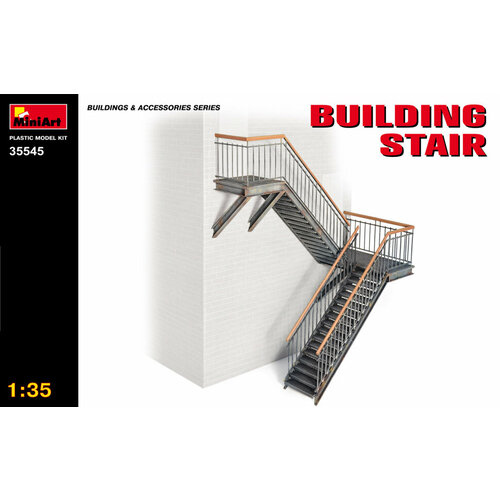 Лестница здания для сборной модели (1/35) Miniart 35545