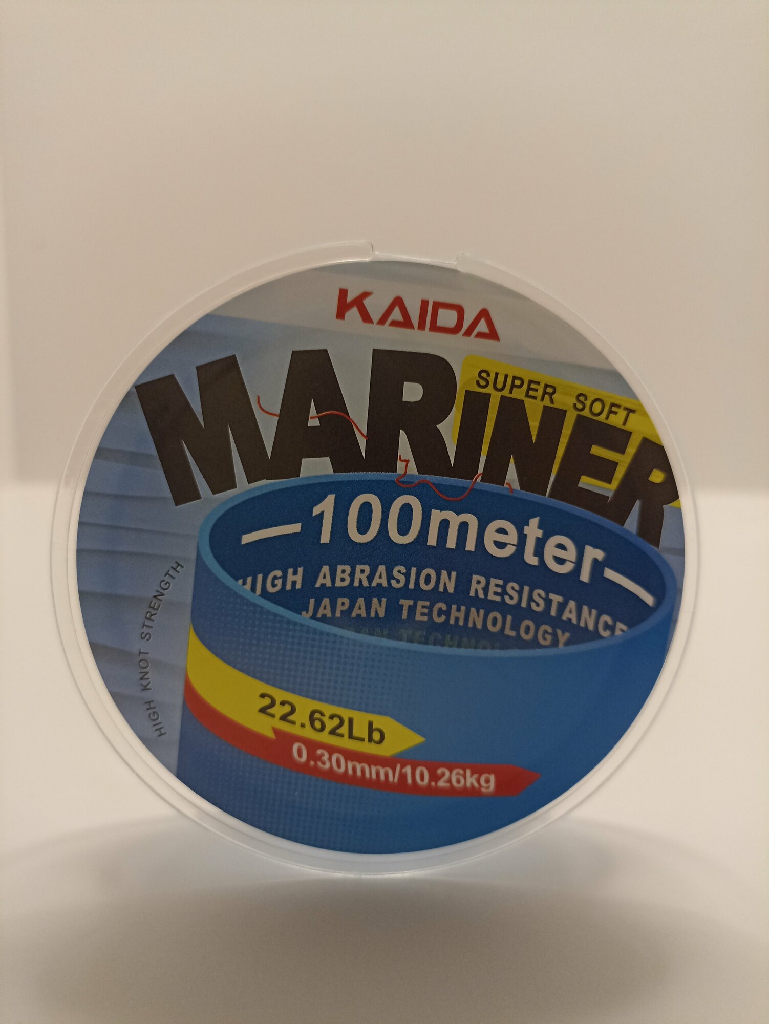 Леска Kaida "Mariner" 0,30 мм, 100 метров, голубая