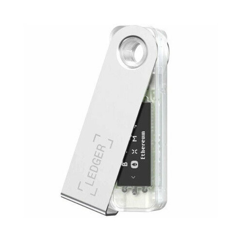 чехол ledger nano s s plus pod капсула для хранения ledger nano s s plus Криптокошелек Ledger Nano S Plus, 1 шт, ледяной