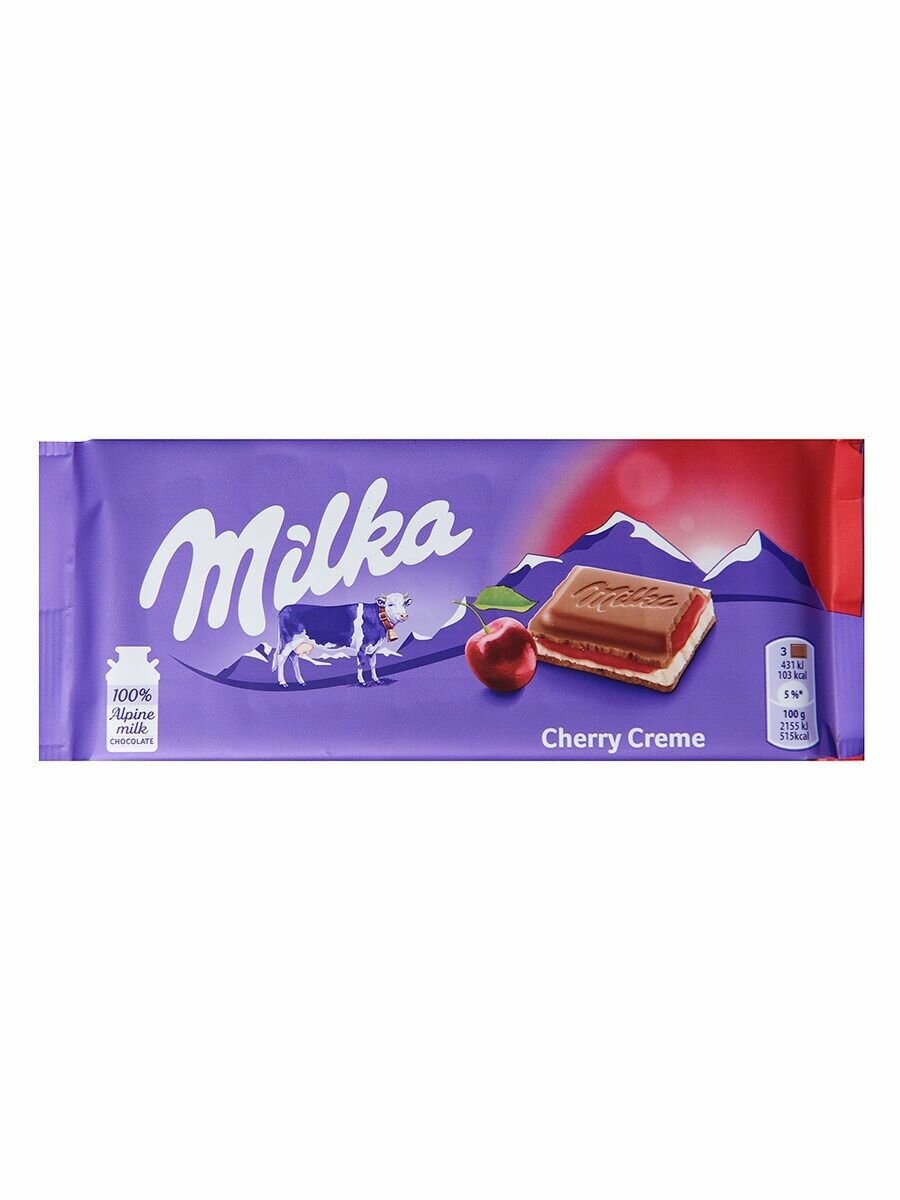 Шоколад Milka Cherry Chocolate 100 грамм