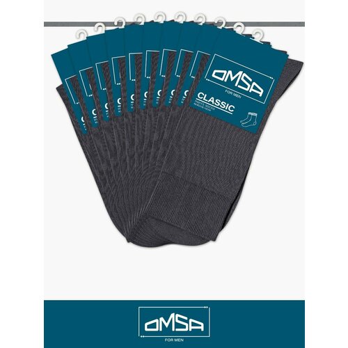 фото Носки omsa, размер 42-44, grigio scuro