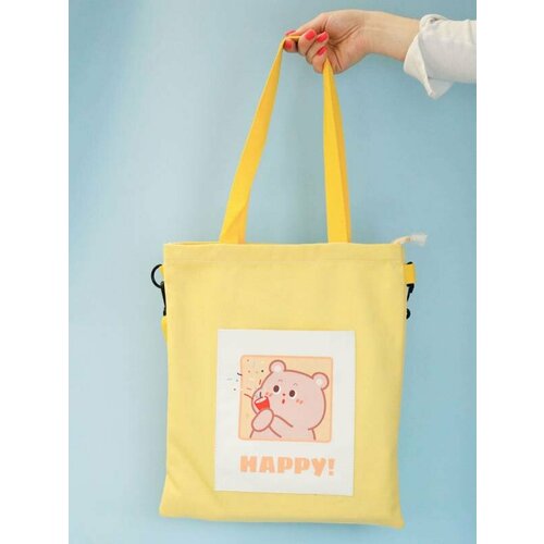 фото Сумка шоппер ilikegift, желтый