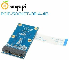 Плата расширения Orange Pi 4 с разъемом mPCIe и слотом для SIM-карты