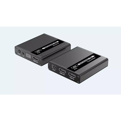 Lenkeng LKV223P - Удлинитель HDMI, 4K, CAT6/6a/7 до 40/70 метров, PoC, проходной HDMI, аудио выход Lenkeng LKV223P