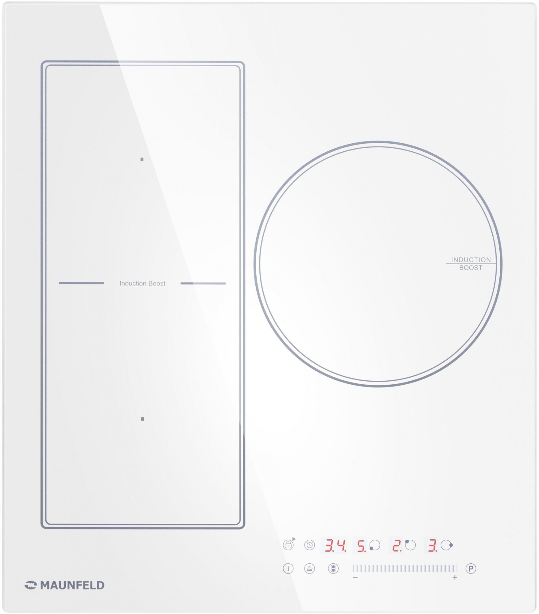 Индукционная варочная поверхность Maunfeld CVI453SBWH белый