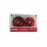 Аудиокассета Maxell с красными бобинками - изображение