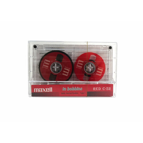 Аудиокассета Maxell с красными бобинками аудиокассета maxell ln90