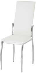 Стул кухонный Hoff Ontario, 40х98х56 см, искусственная кожа, цвет белый