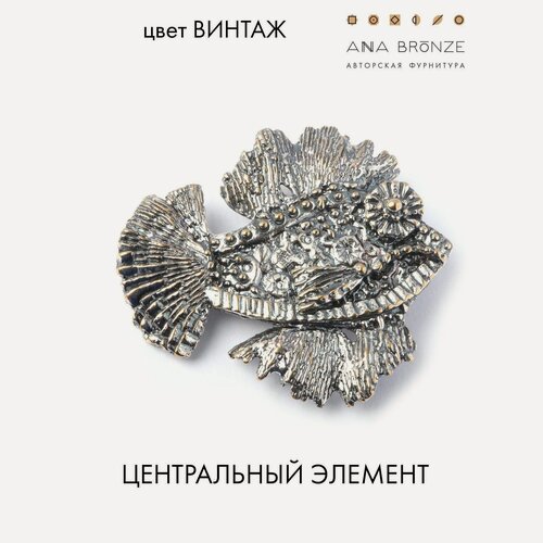 Изображение товара Подвеска рыбка авторская фурнитура для изготовления украшений в0651(1)