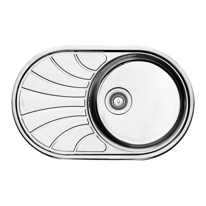 Мойка кухонная IDDIS 770х480х180 - фото №3