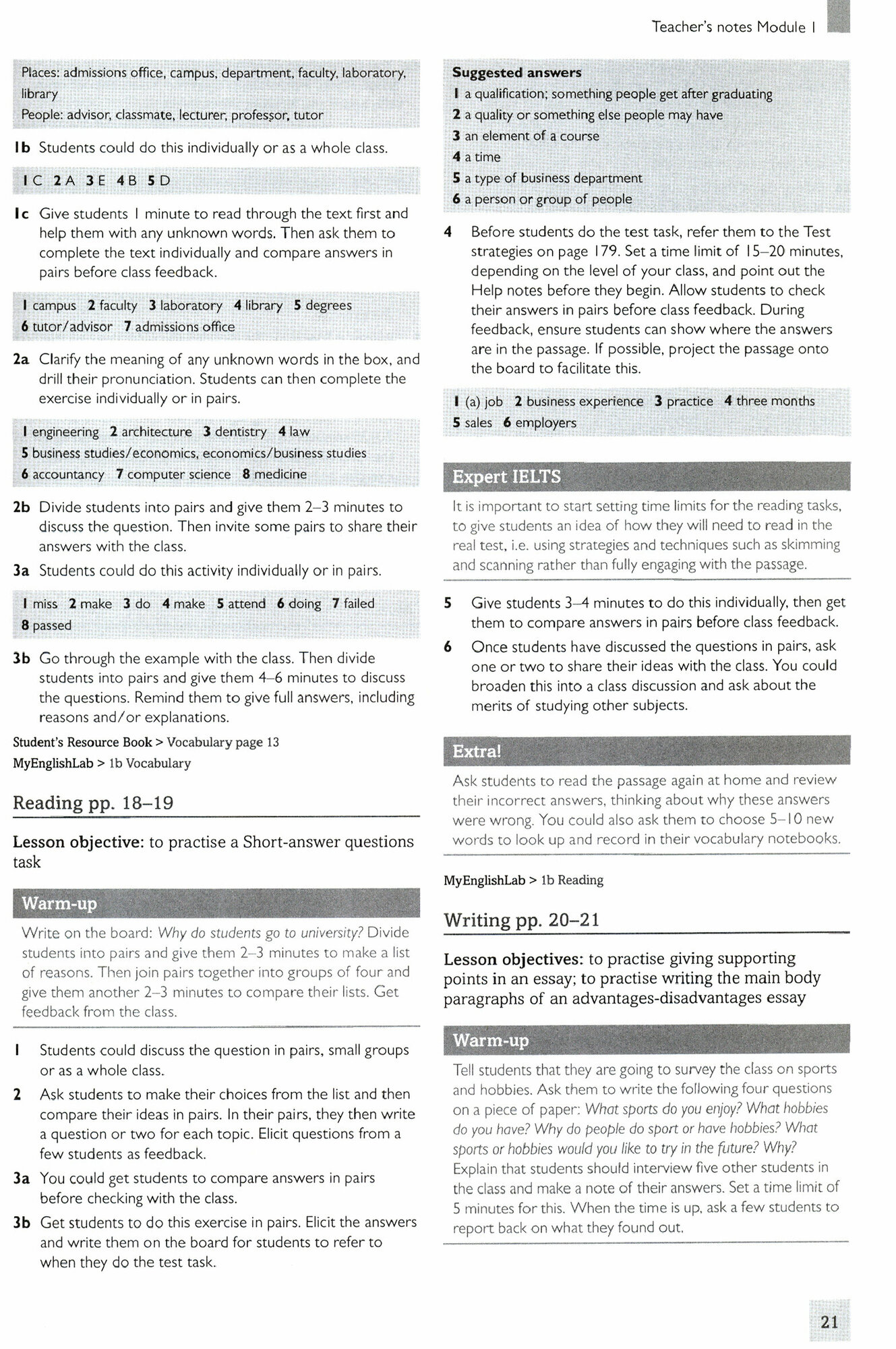 Expert IELTS Band 5. Teacher's Book - фото №7