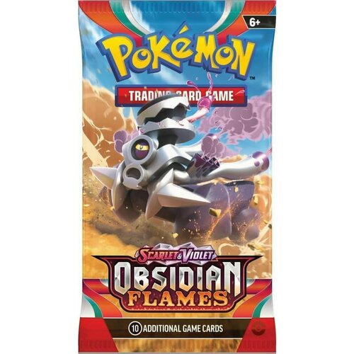 Настольная игра Pokemon TCG - Obsidian Flames Booster на английском языке 324pcs pokemon evolution style card booster box tcg sun