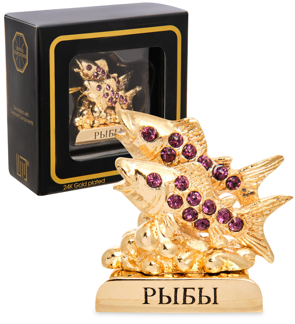 Фигурка "Знак Зодиака - Рыбы" AR-51/3 Crystal Temptations 602899