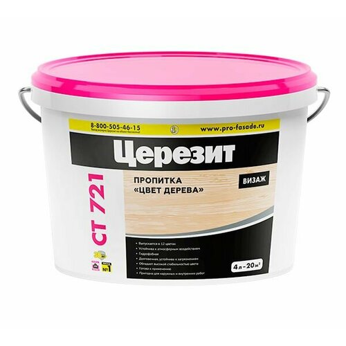 Церезит СТ721 Visage, цвет Kongo Wenge, фасовка 4 л
