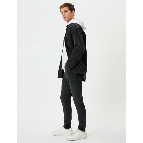 фото Джинсы koton, размер 31/32, черный