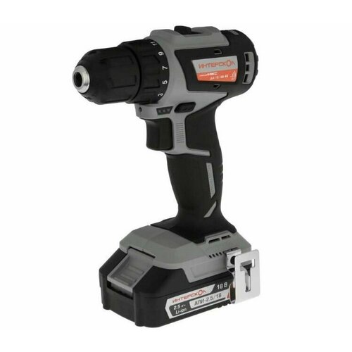 Аккумуляторная дрель-шуруповерт ИНТЕРСКОЛ минимакс ДА-1018В 44 7592245 10990₽