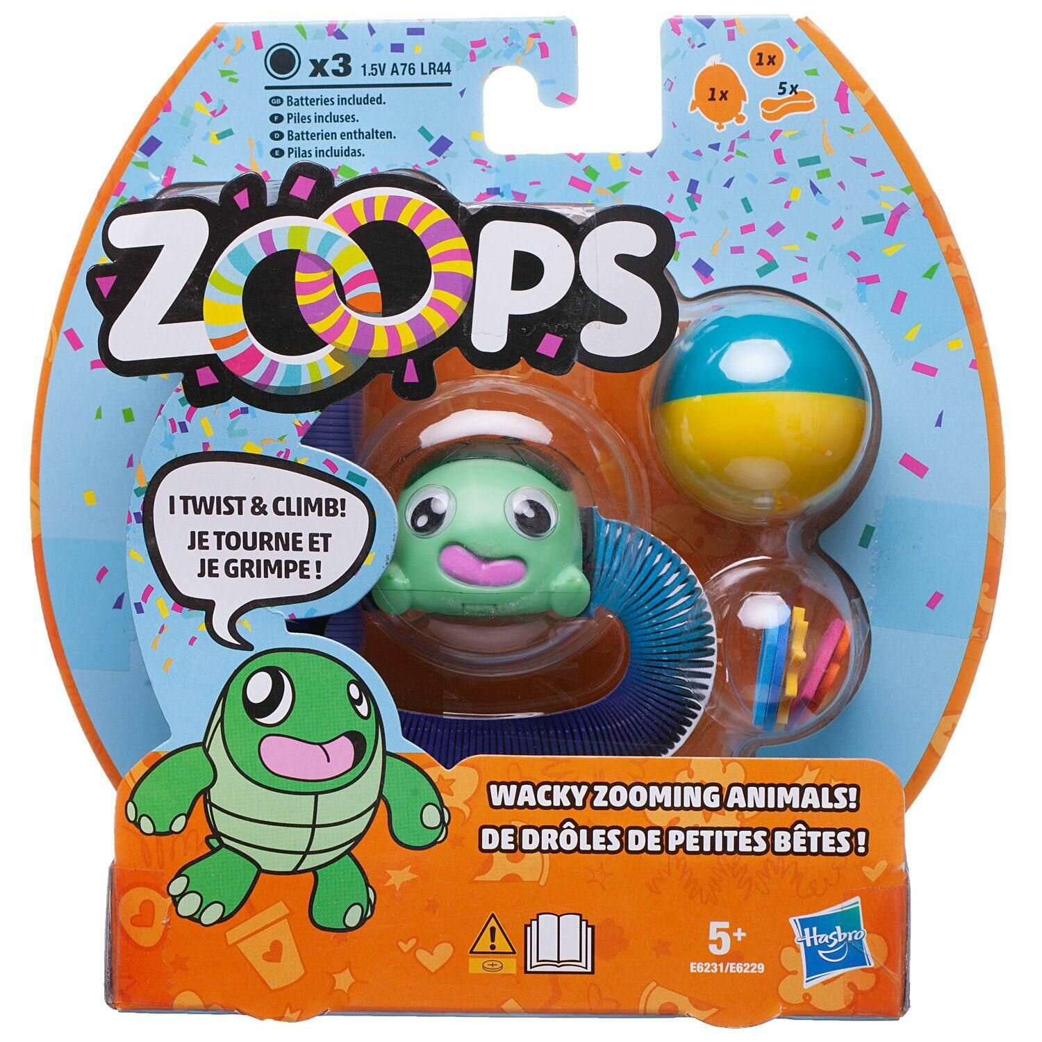 Hasbro - Игрушка браслет Zoops №2 черепашка