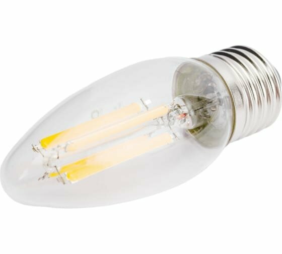 Лампа светодиодная Osram В E27 220/240 В 6 Вт свеча 806 лм теплый белый свет - фото №5