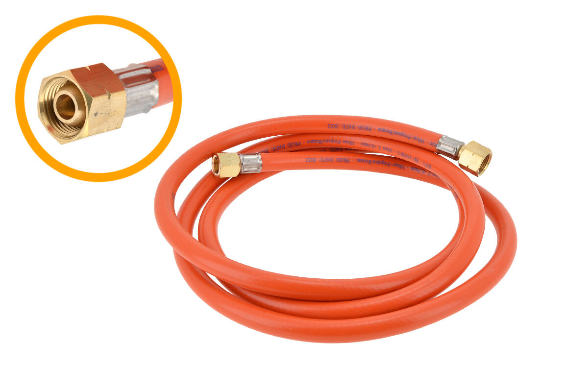 фото Шланг газовый IGT1-EN16436-1:2014-Class 2-6.3mm-10bar для пушки газовой ЗУБР ТПГ-53000_М2