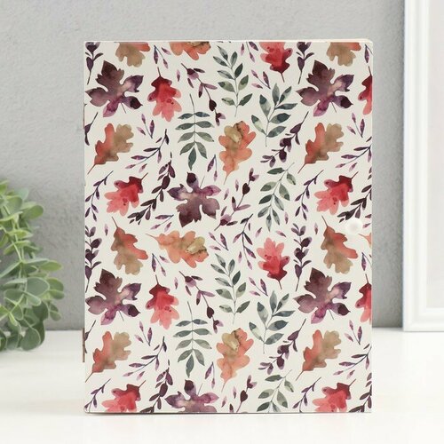 Ключница дерево 6 крючков Листья Осень 20х64х26 см 2260₽