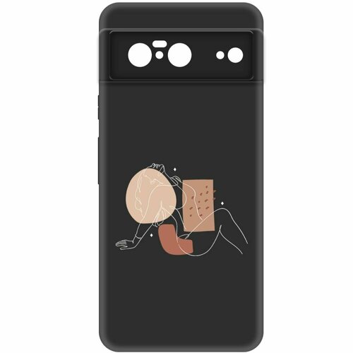 Чехол-накладка Krutoff Soft Case Чувственность для GOOGLE Pixel 8 черный чехол накладка krutoff soft case конфеты для google pixel 8 черный